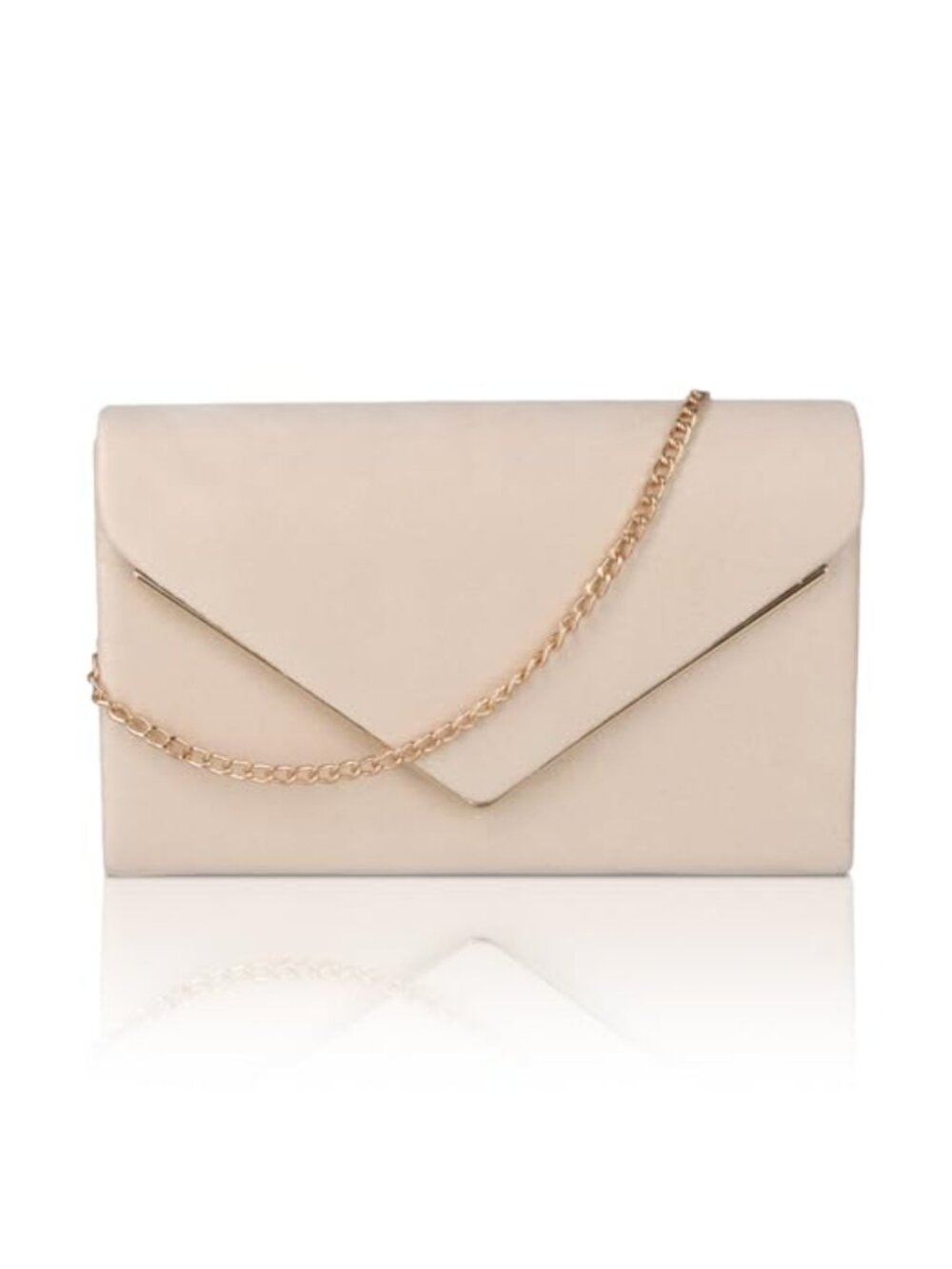 Women's Envelope Clutch with Detachable Chain Formal Evening Bag